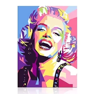 Kép Marilyn Monroe-ról. Gyémántszemes kirakó