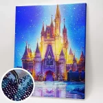 Varázslatos mesekastély. Gyémántszemes kirakó