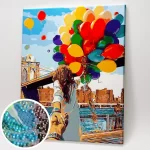 Kép a színes léggömbökről.