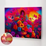 Festett csokor kép.