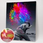 Kreatív elefánt kirakó.