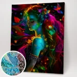 Tündérlány gyémántszemes kirakó.