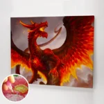 Tűzsárkény kirakó.