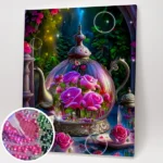 Üvegrózsa teáskanna kép.