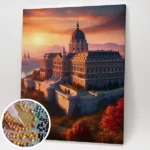 A Budai Vár ősszel - Gyémántszemes kirakó