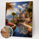 Monaco utcáin sétálva - Gyémántszemes kirakó