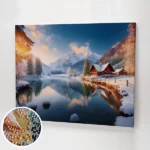 Nyugalom- Ausztria télen - Gyémántszemes kirakó